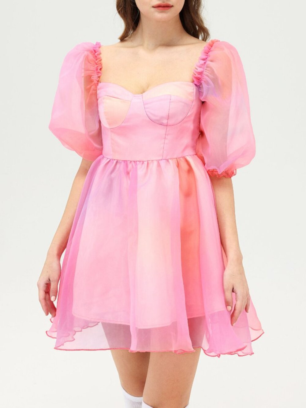 NWT Cider Tulle Mini Dress- Size Med - Picture 1 of 11